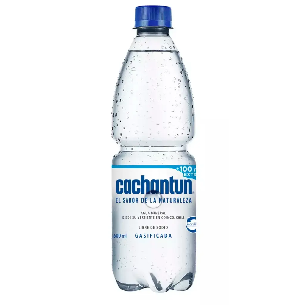 [P9017] Agua Mineral Cachantun Gasificada – 600 ml