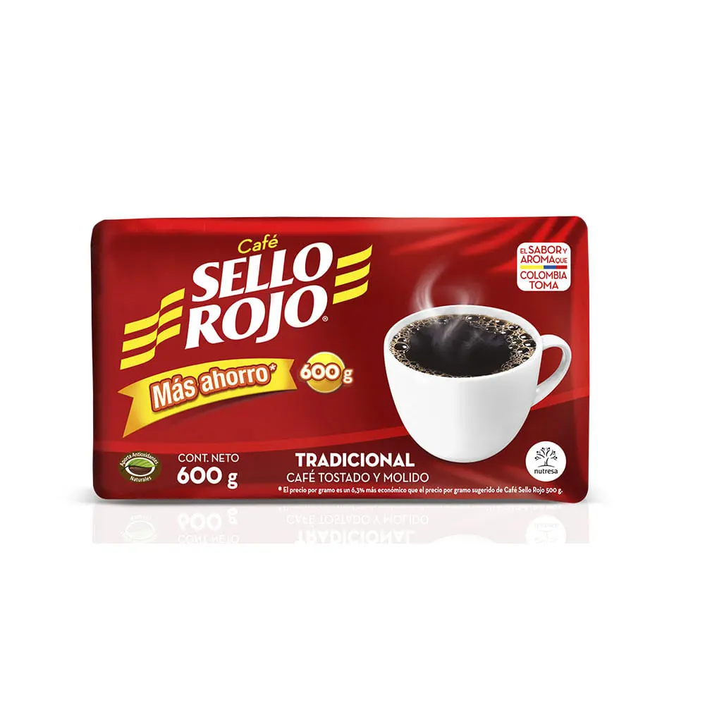 [CAFE008] CAFE SELLO ROJO 600 Gr  