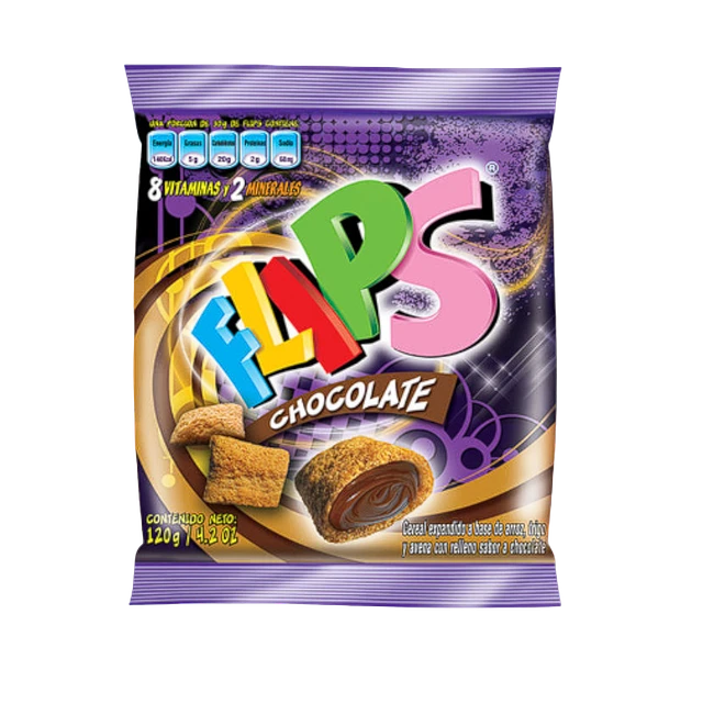 [flp006] FLIPS CHOCOLATE 120 GR