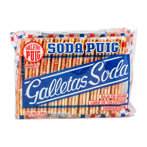 [P6280] 🍘 Galletas Soda Puig – Paquete 240 gr 