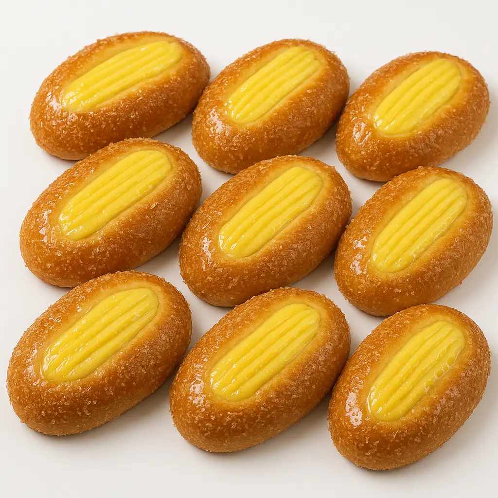 [P452] ✨ Pan de Coco con Crema Pastelera ✨ 