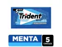 Goma Mascar Trident Slab 5S Sabor Menta 8.5g