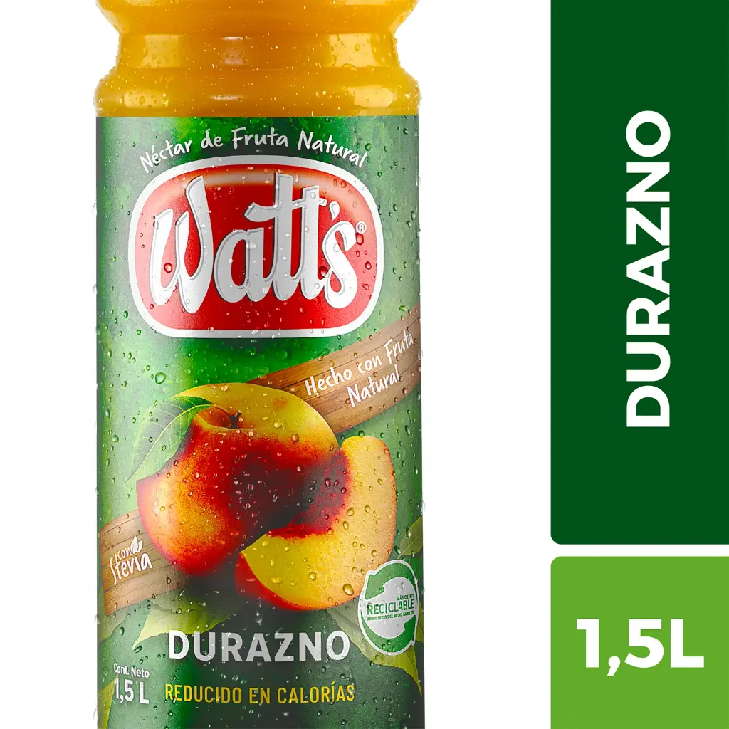 🍑Néctar Watt's Durazno 1.5 L  