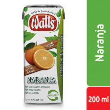 🧃Néctar Watt’s Naranja 200 ml