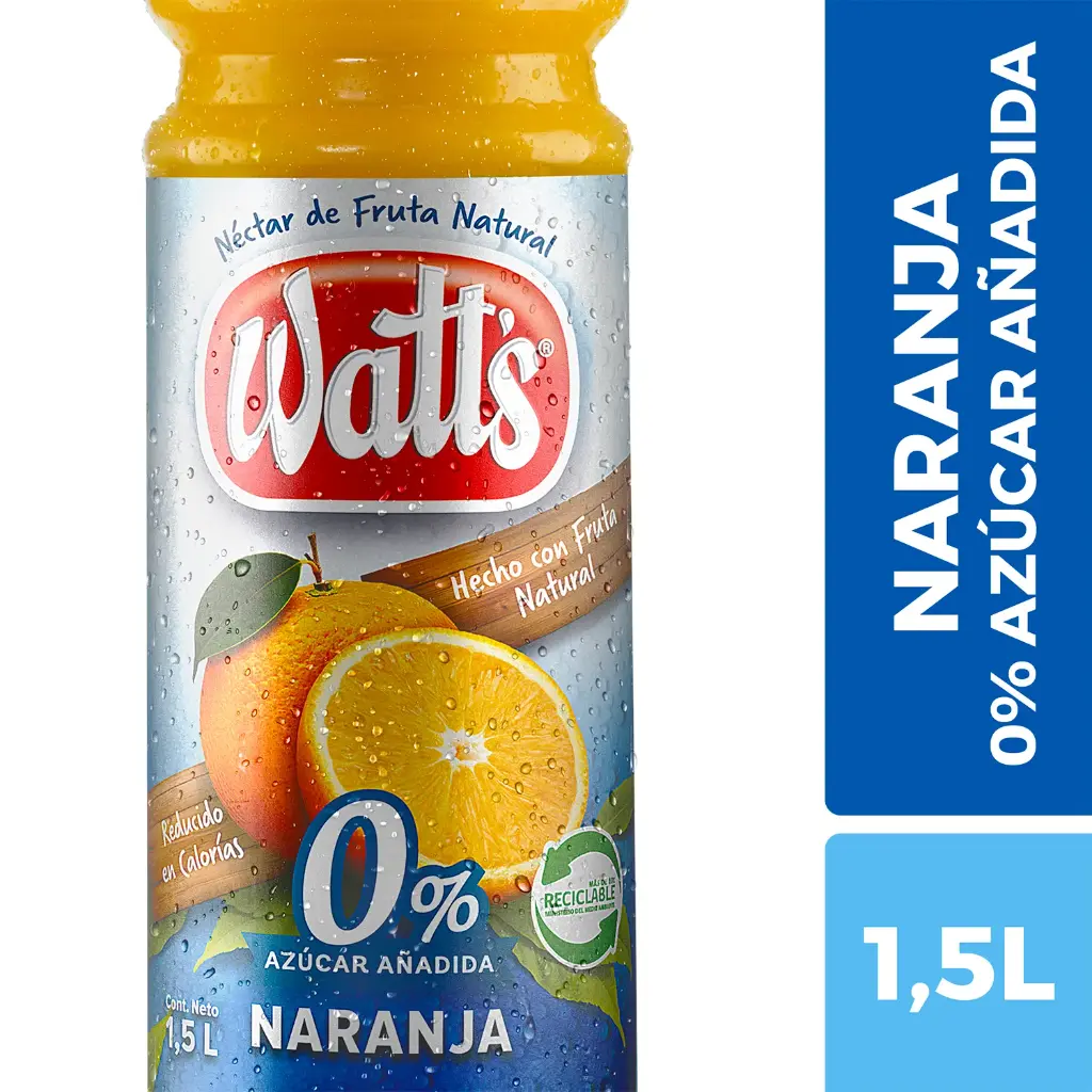 [P10024] WATTS NARANJA LIGHT PET 1.5 LT