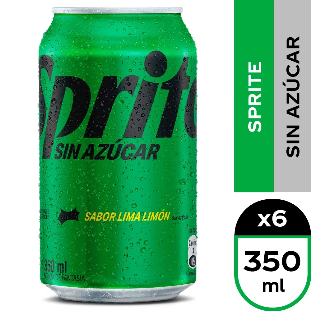 Sprite Sin Azúcar Lata 350 ml