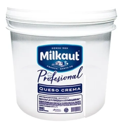 🧀 Queso Crema Milkaut – Balde 3,6 kg 