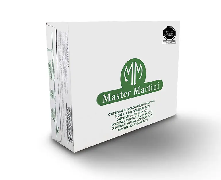 🧈 Margarina Vegetal de Hojaldre Master Martini – Caja 10 kg 