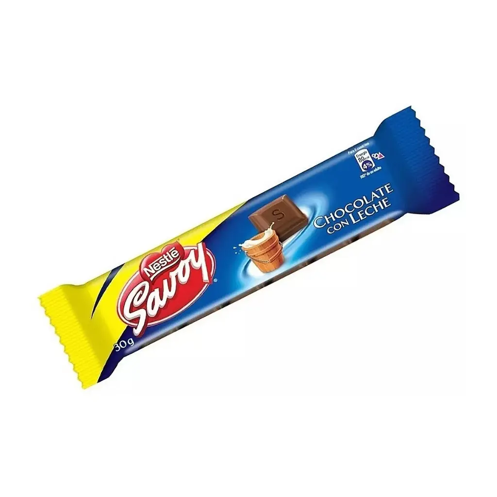 [P20098] CHS001 CHOCOLATE DE LECHE SAVOY 30 GR X12