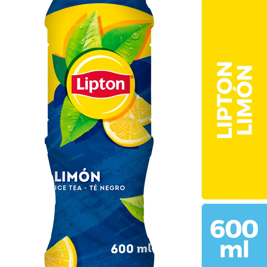 LIPTON TE NEG LIMON PET 600 CC X 6