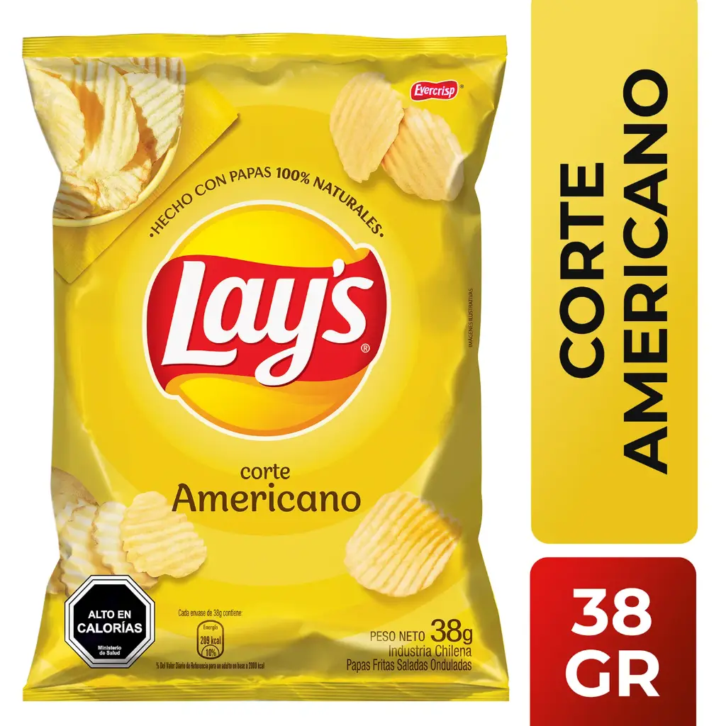 🥔 Papas Fritas Lays Clásicas – 38 g 