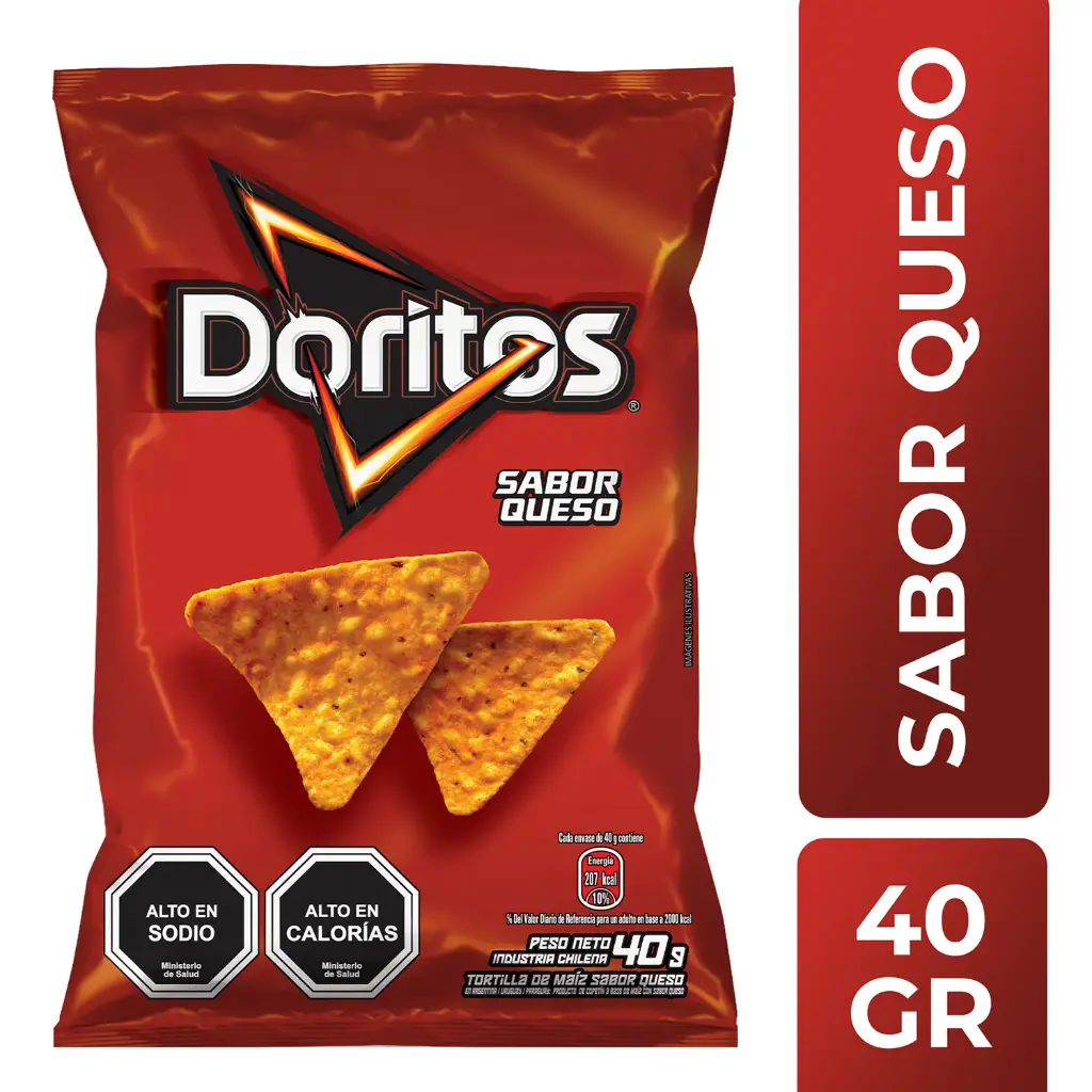 🧀 Doritos Sabor Queso – 40 g 