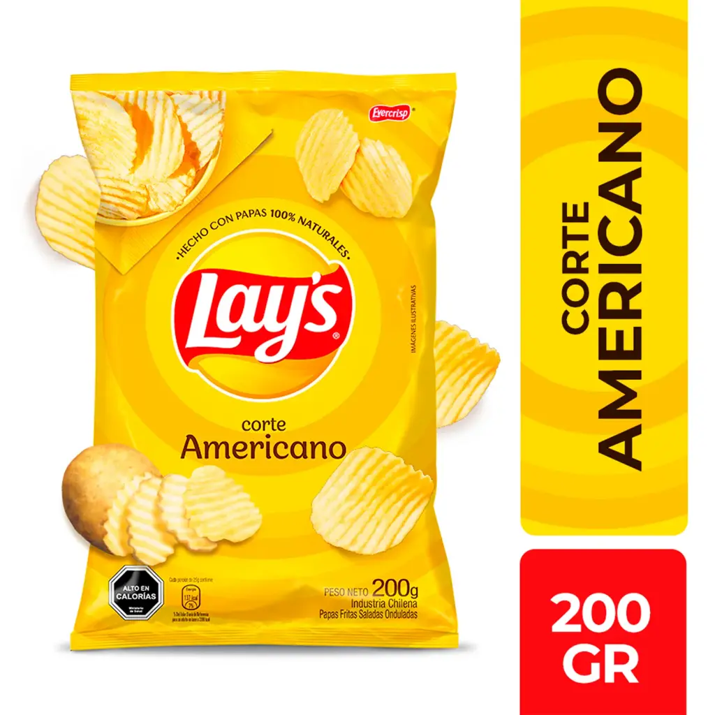 Papas Fritas Lay's Corte Americano 200 g 