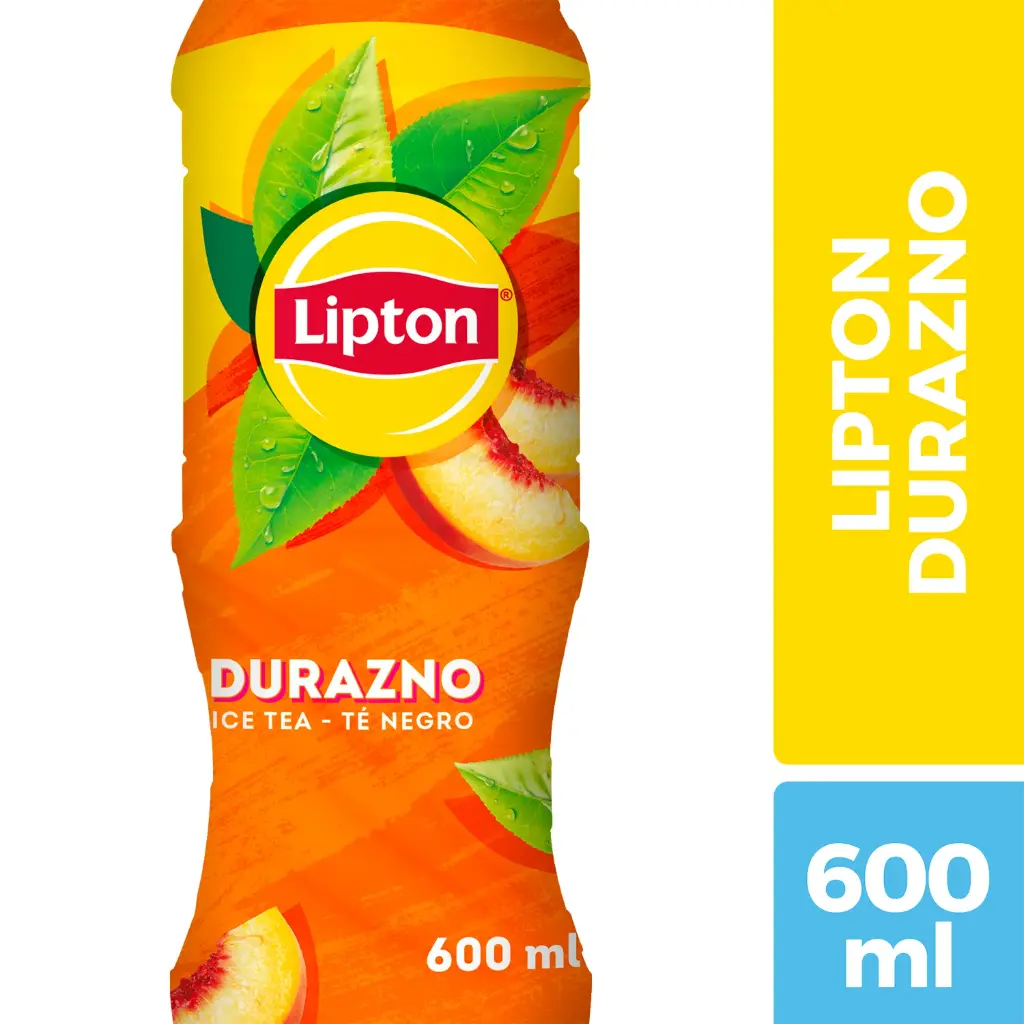 LIPTON TE NEGRO DURAZNO 600 CC