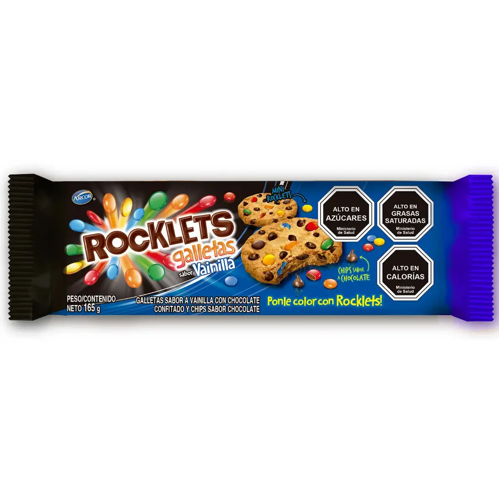 GALLETAS ROCKLETS VAINILLA 165 GR