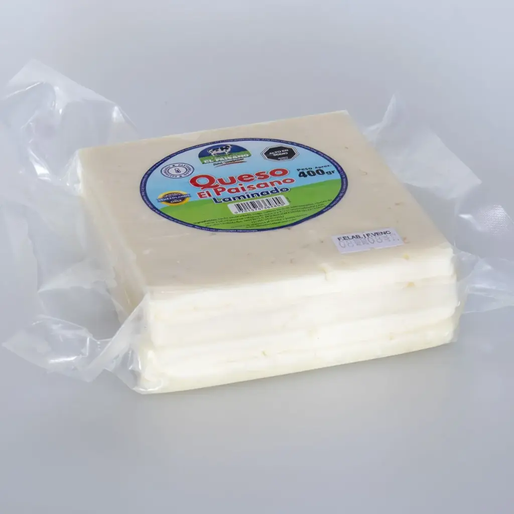 🧀 Queso Tipo Paisa Laminado – 400 g (Paisano)
