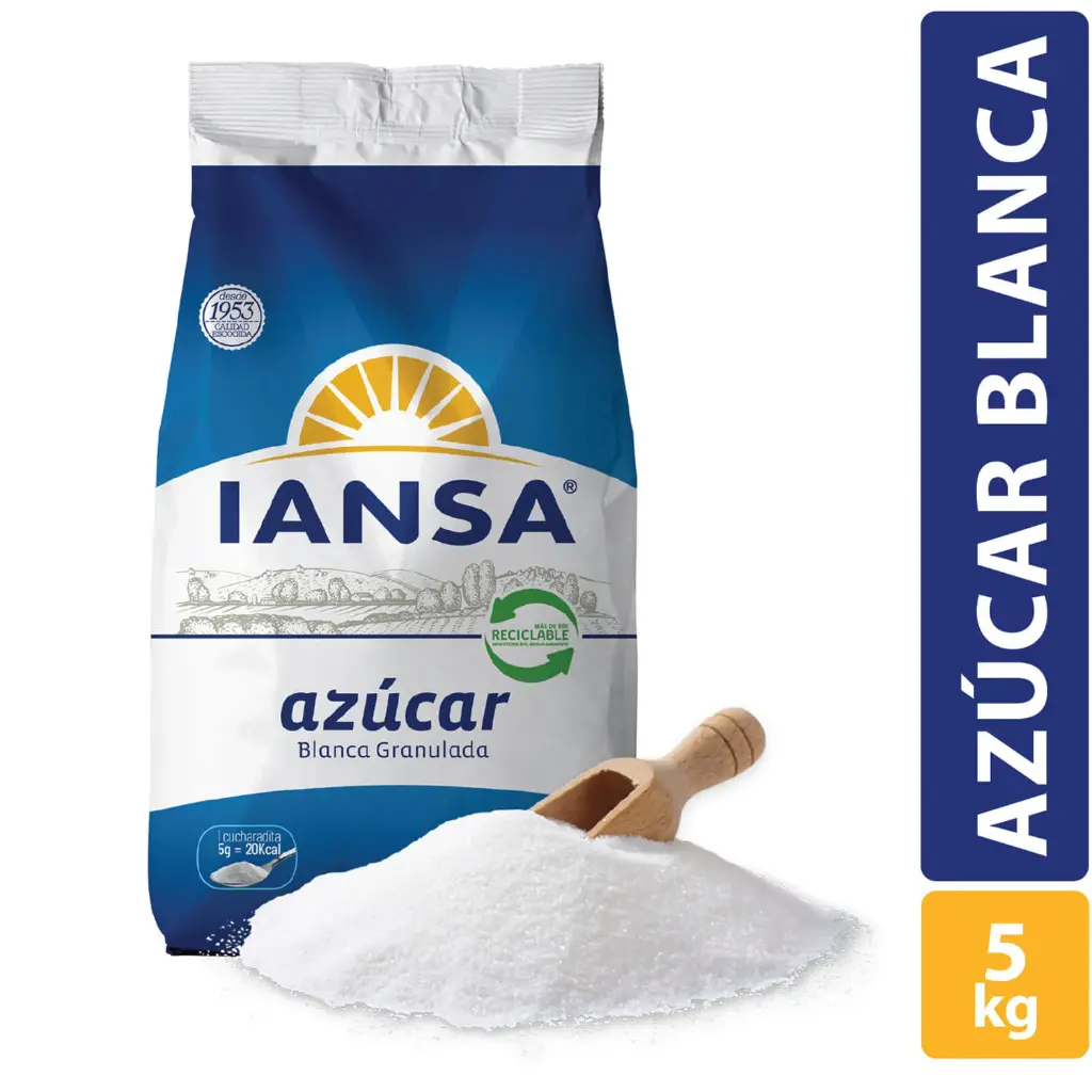 Azúcar Blanca Iansa 5 kg 