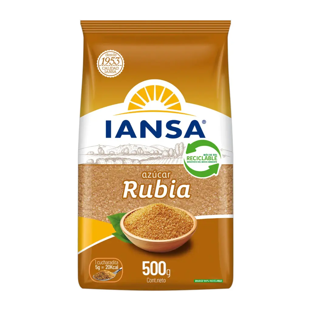 Azúcar Rubia Iansa 500 g