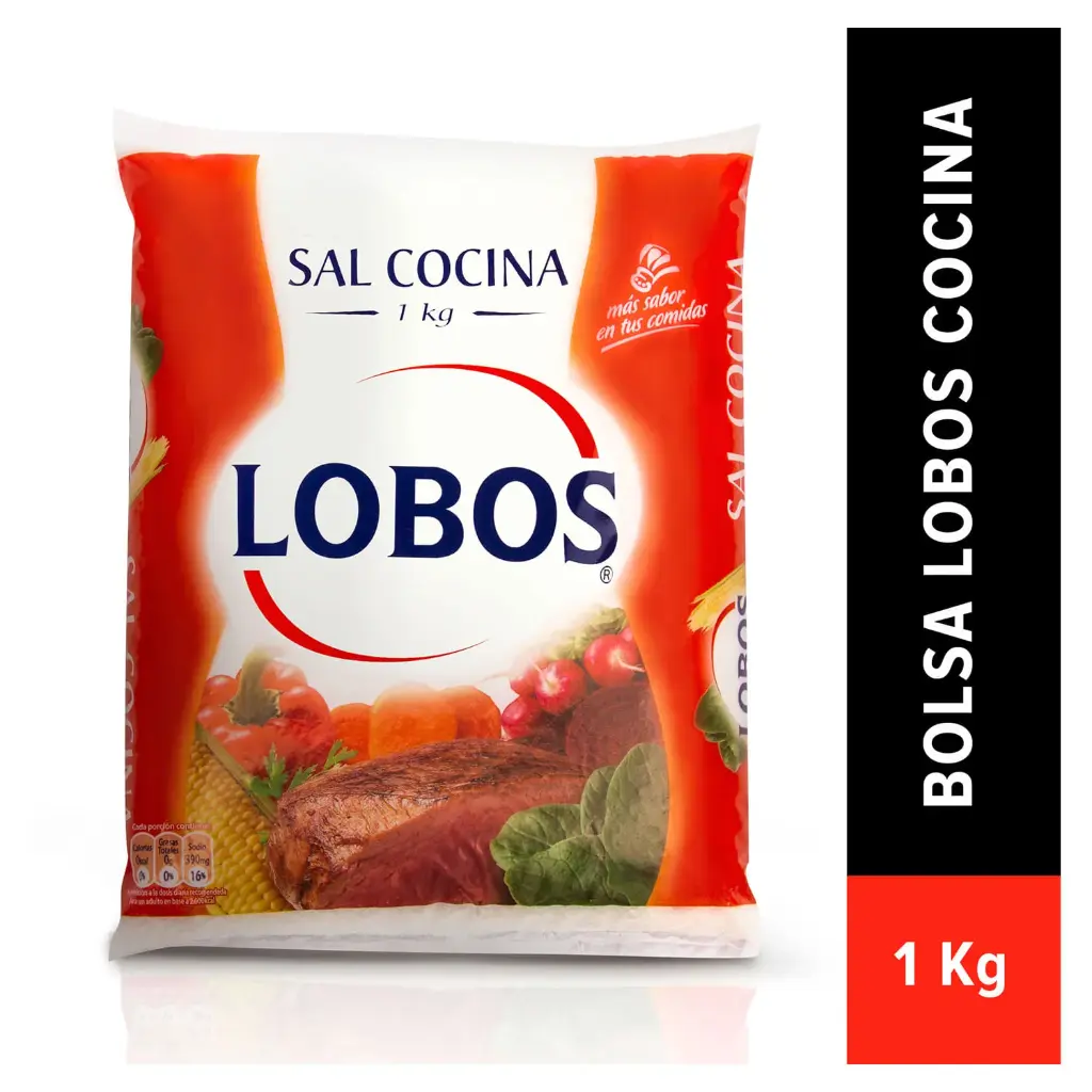 Sal Lobos Gruesa de Cocina 1 kg