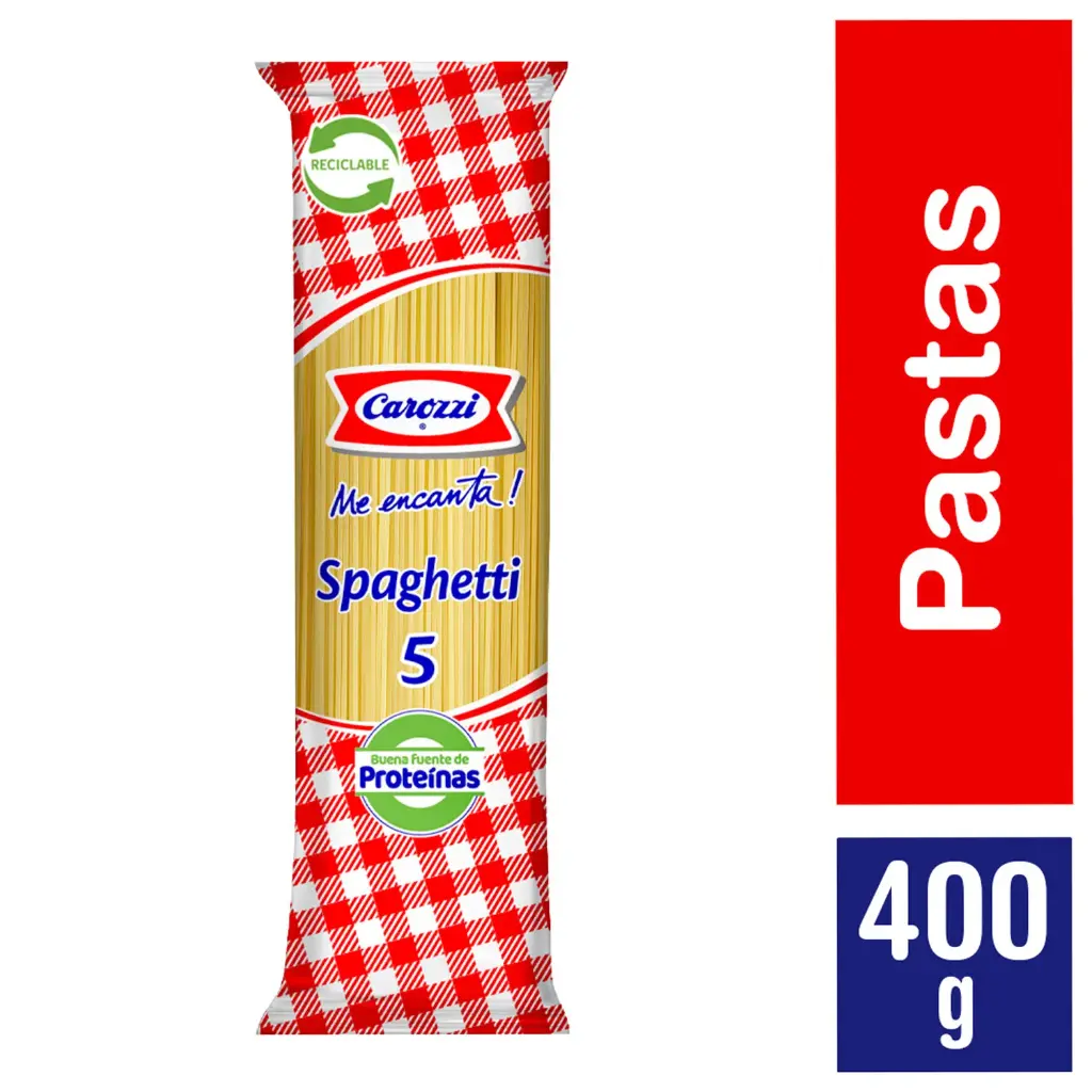 Pasta Spaghetti N°5 Carozzi 400 g 