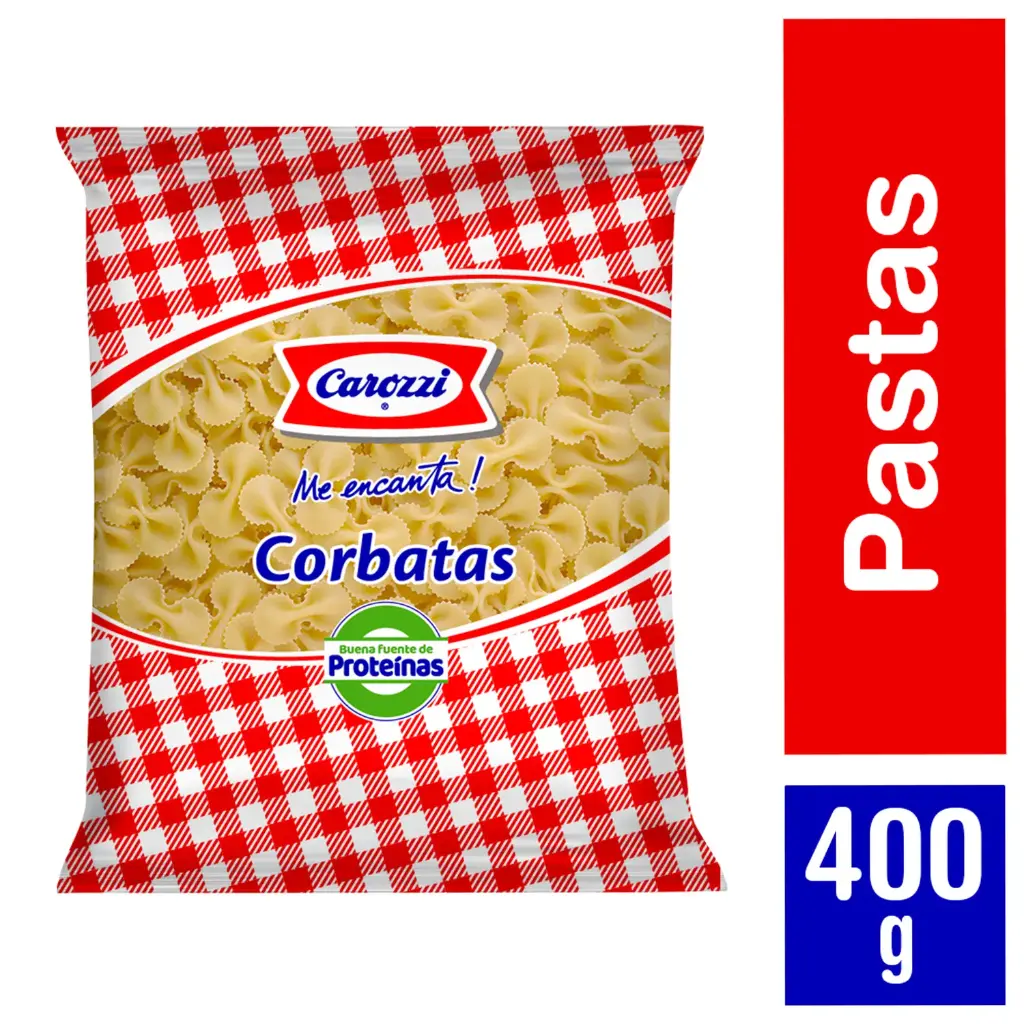 Pasta Corbata N°80 Carozzi 400 g 
