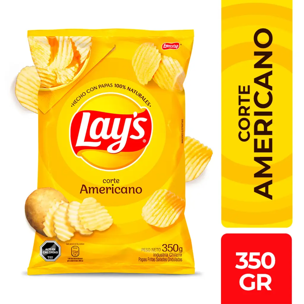 Papas Fritas Lay's Corte Americano 350 g 