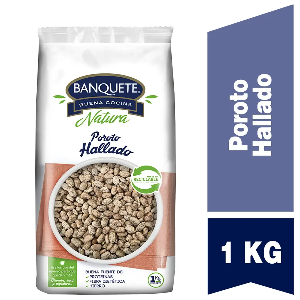 Porotos Hallados Banquete 1 kg 