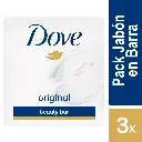 Jabón Barra Dove Original 3 un. de 90 g 