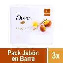Jabón Barra Dove Karite y Vainilla 3 un. de 90 g 