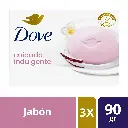 Jabón Barra Dove Cuidado Indulgente 90 g 3 un. 