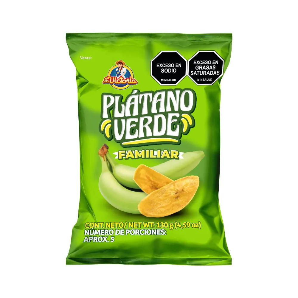 🍌 Plátano Verde Familiar – La Victoria 130 g 