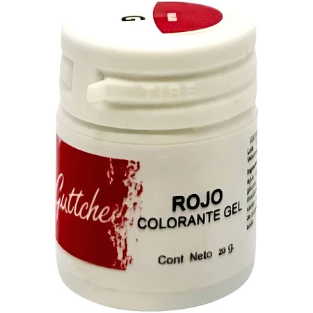Colorante Gel Rojo Guttché JG – 20 g