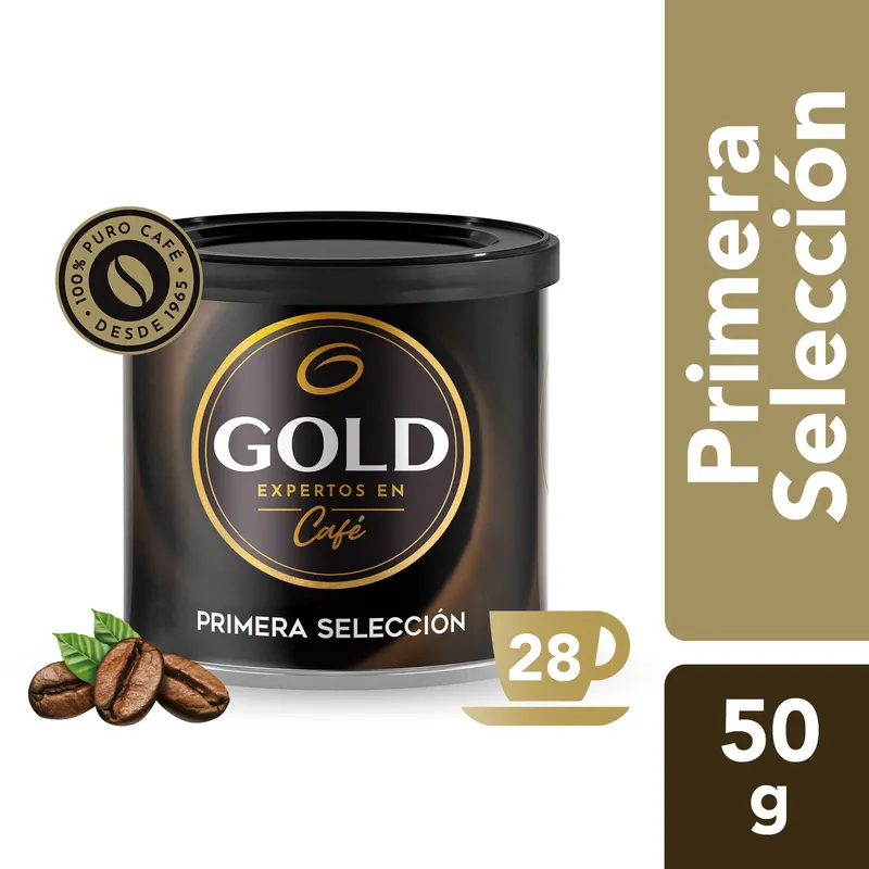 ☕ Café Gold 1ra Selección Lata 50 Gr