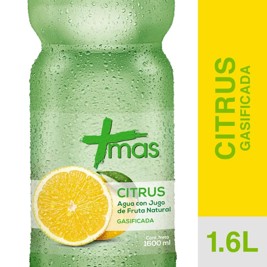 💧🍋Más Citrus Con Gas – 1,6 L 