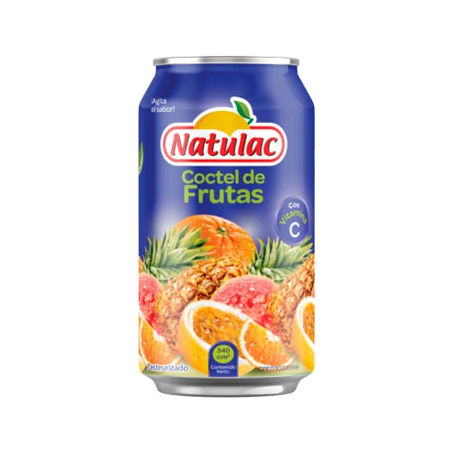 JUGO DE COCTEL DE FRUTAS 340 ML NATULAC