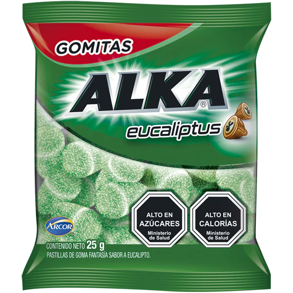 🍬 Alka Gomita Eucalipto – 25 gr