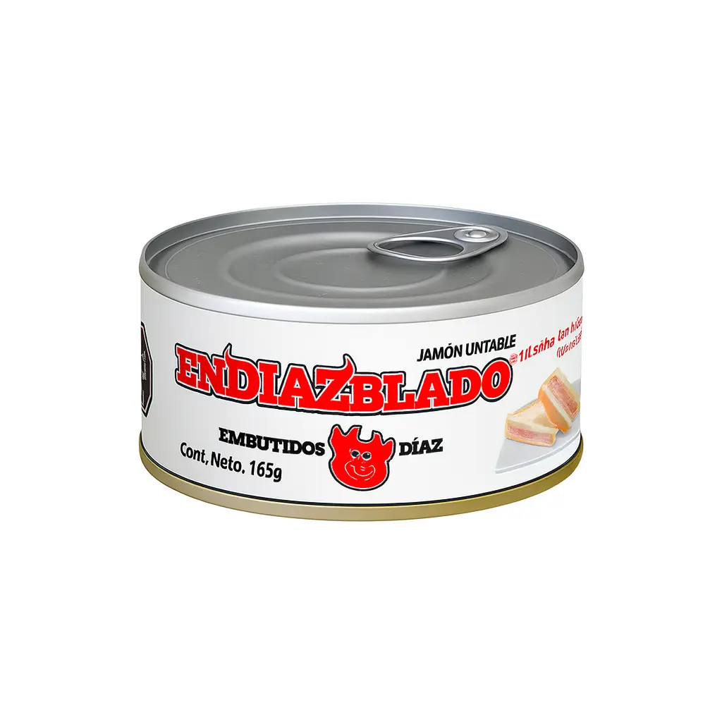 🥫 Jamón Endiablado Embutidos Díaz – Lata 165 g