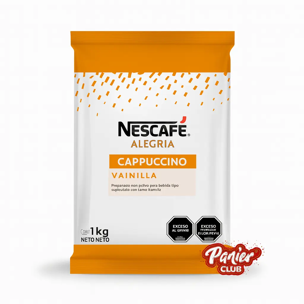[P7350] NESCAFE ALEGRIA Cappuccino Vainilla PTT 1KG