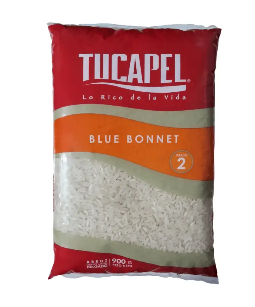 [P20028] 🍚🇨🇱 Tucapel Arroz Blue Bonnet Grado 2° – 900 g