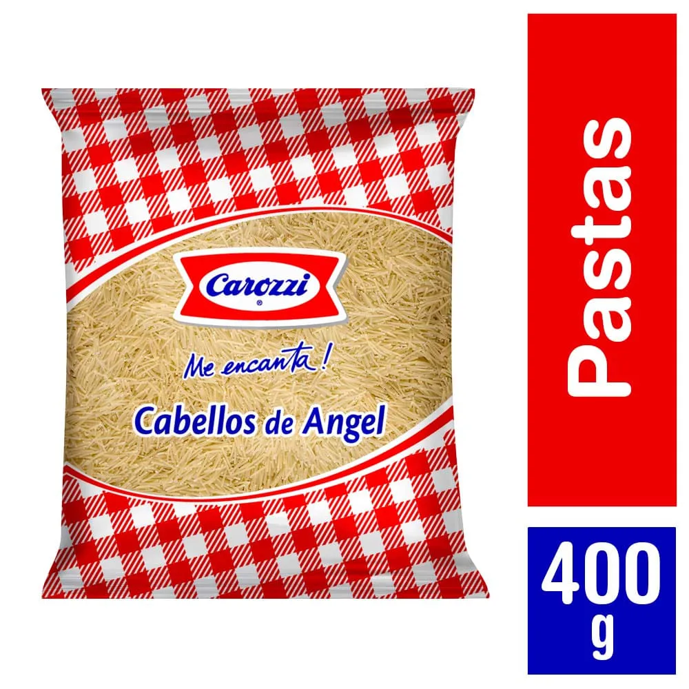 🍝 Carozzi Pasta Cabello de Ángel Corto 400 g