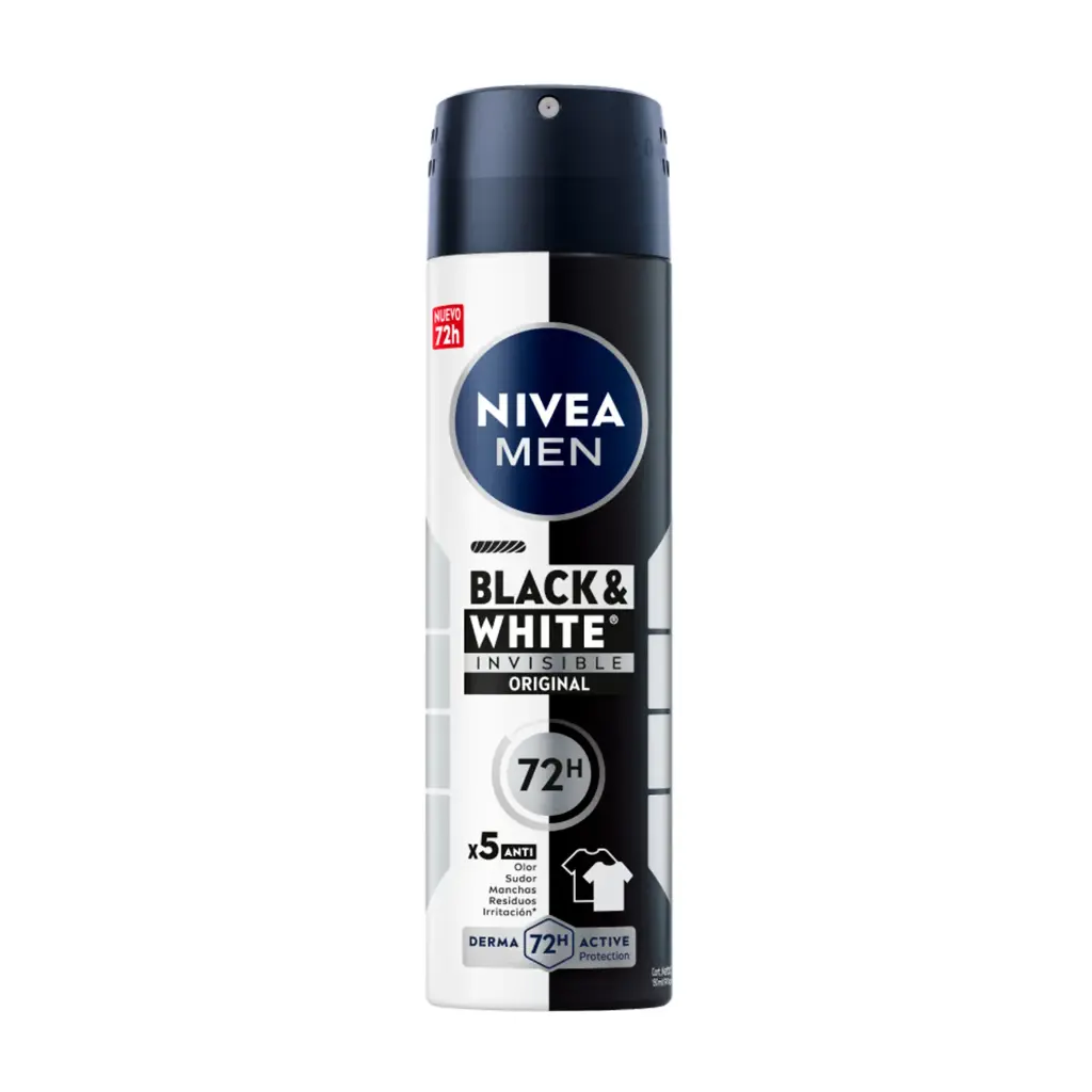 [P20066] 🧴 Nivea Men Deo Spray Black & White 150 ml