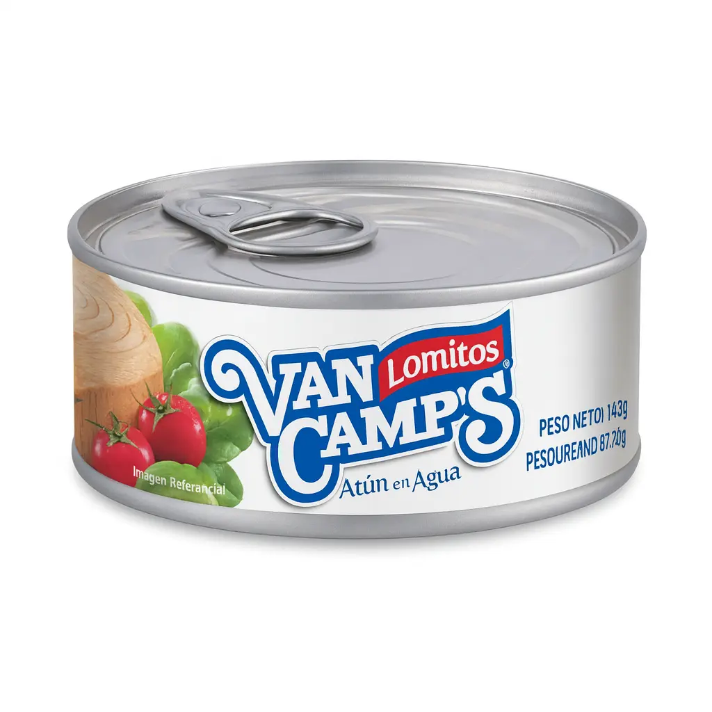 Atun van camps en agua 142 gr