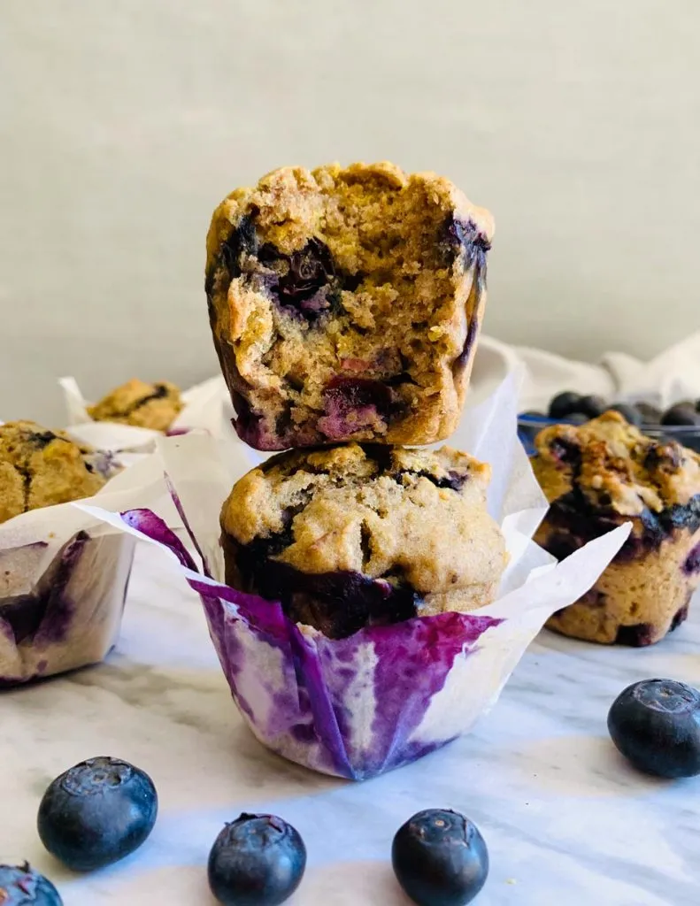 🧁 Muffins de arándanos