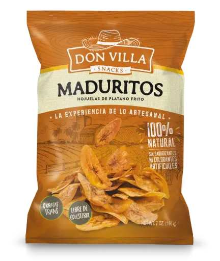 [P10112] Plátano Maduritos Don Villa 135 Gr