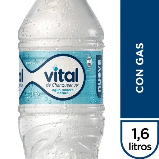 [P9074] Agua Mineral Vital Gasificada 1.6 L
