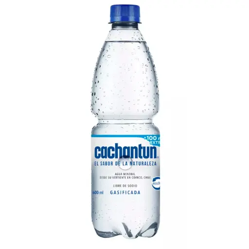 [P9017] Agua Mineral Cachantun Gasificada 600 ml 