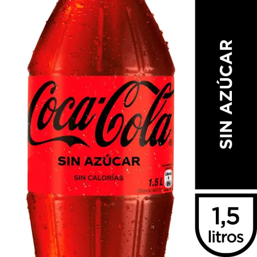 [120480] 🥤 Coca-Cola Sin Azúcar – Botella PET 1.500 cc