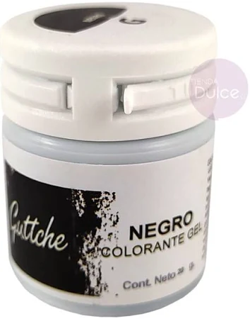 [P143] Colorante Gel Negro Guttché JG – 20 g