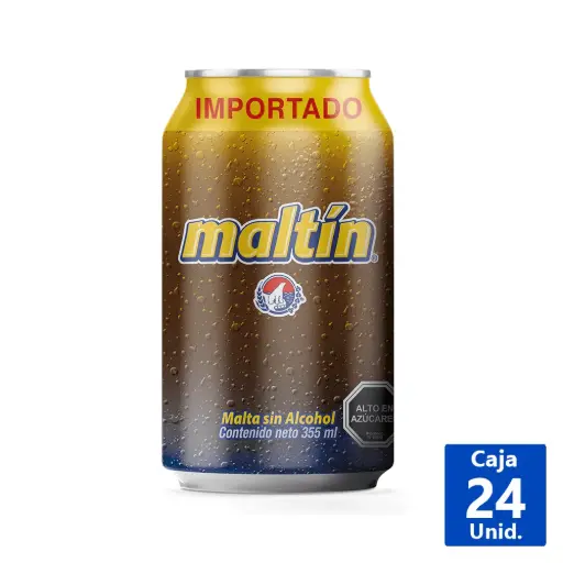 [P7000] Malta Maltin Polar lata 355 ml