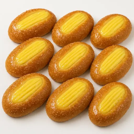 [P452] ✨ Pan de Coco con Crema Pastelera ✨ 